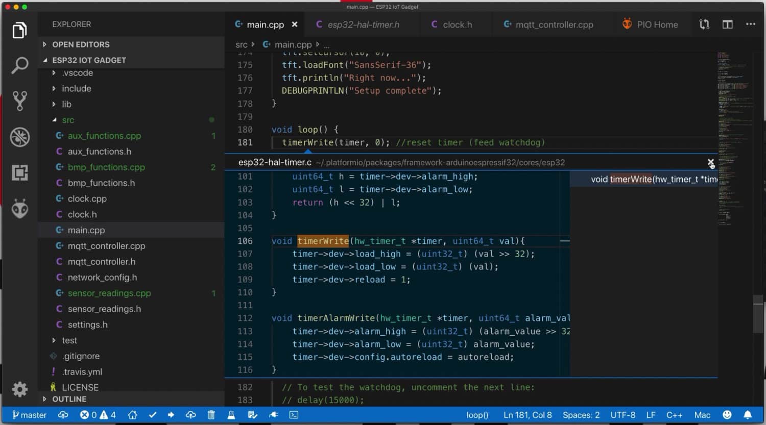 ESP32IoT - 04.60 - SCREEN - A tour of MS Code and PIO-00-11-32-214